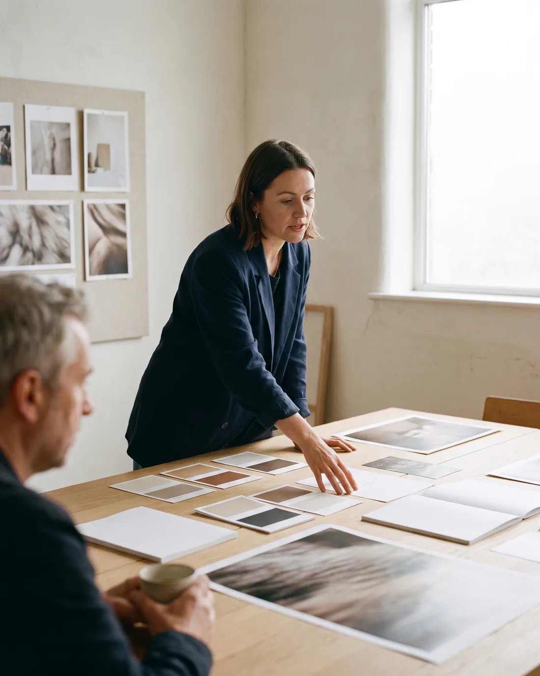 A fractional CMO at work in a New York business setting